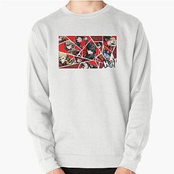 Persona 5 Royal Hold Up! Shattered Glass Group Collage Pullover Sweatshirt