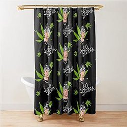 Hand drawn Peso Pluma ella baila sola Shower Curtain