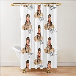 HandDrawn Peso Pluma Shower Curtain