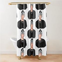 Hand drawn Peso Pluma ella Solat shower curtain