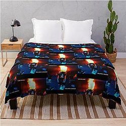 Eslabon Armado - Ella baila sola - Desvelado - album cover - Peso Pluma throw blanket