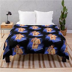 Hand drawn Peso Pluma Throw Blanket