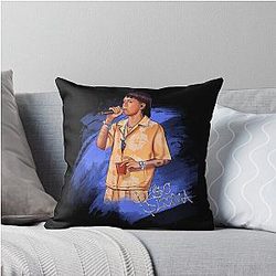 Hand drawn Peso Pluma Throw Pillow