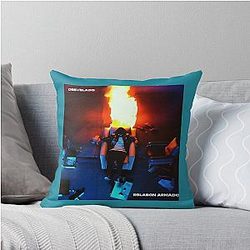 Eslabon Armado - Ella Baila Sola Desvelado album cover Peso Pluma Throw Pillow