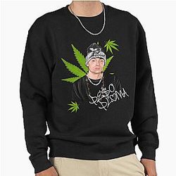 Hand drawn Peso Pluma ella baila Sol T Pullover Sweatshirt