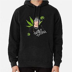 Hand drawn Peso Pluma ella baila Pullover Hoodie