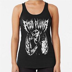 Peso Pluma Dark Metal Doble P Racerback Tank Top