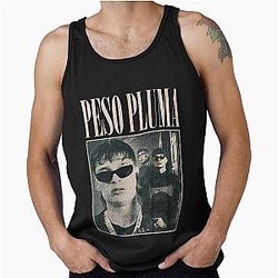 Peso Pluma Doble P Vintage Y2K Retro Design Tank Top Cleaned title:

Peso Pluma Doble Vintage Y2K Retro Design Tank Top