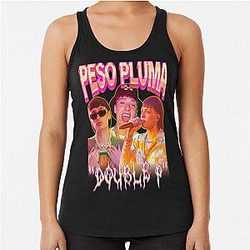 Peso Pluma Doble Racerback Tank Top