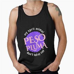 My Spirit Animal, Peso Pluma - Don't Tell My Cat, Peso Pluma Doble P Tour 2023, Peso Pluma Fan - 2023 Concert In Fan Tank Top