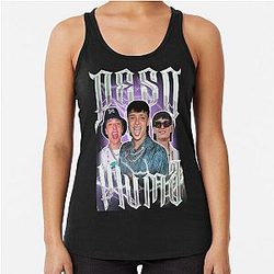 Peso Pluma Double P Vintage Racerback Tank Top