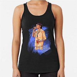 Hand Drawn Peso Pluma Racerback Tank Top
