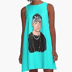 Handdrawn Peso Pluma ella baila Sol A-Line Dress