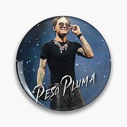 Peso Pluma - Def Paint Effect T-Shirt and Pin