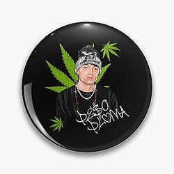 Hand drawn Peso Pluma ella baila sola Pin