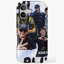 Peso Pluma Blue Lightning iPhone Tough Case