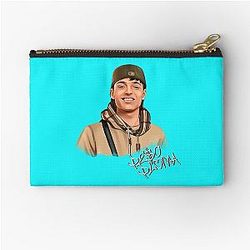 Handdrawn Peso Pluma Zipper Pouch
