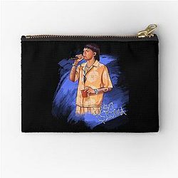 Hand Drawn Peso Pluma Zipper Pouch