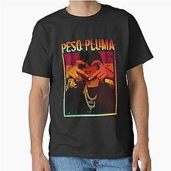 Peso Pluma Retro Shirt 
Singer Merch Gift For Music Fan Tee, World Tour 2023 Shirt, Concerts Fan T-Shirt, Gift For Friends Classic Tee