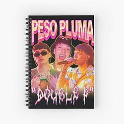 Peso Pluma Doble Retro Spiral Notebook