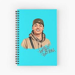 Hand drawn Peso Pluma Spiral Notebook