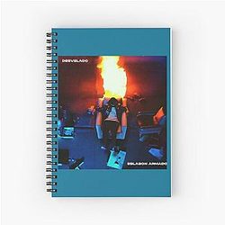 Eslabon Armado - Ella Baila Sola - Desvelado - album cover - Peso Pluma Spiral Notebook