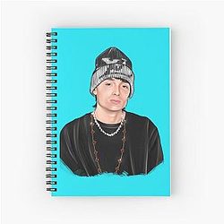Hand drawn Peso Pluma ella baila solo Spiral Notebook