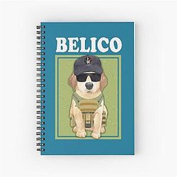 Corridos Belicosos Peso Pluma Spiral Notebook