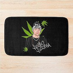 Hand drawn Peso Pluma ella baila sole Bath Mat