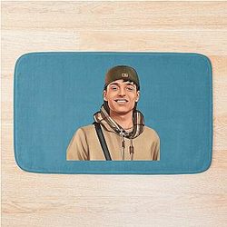 Hand Drawn Peso Pluma Bath Mat