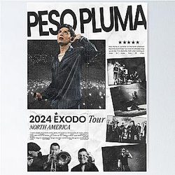 Peso Pluma EXODO tour Poster