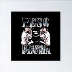 Peso Pluma Retro Poster