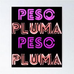 Peso Plum Poster