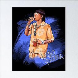 Hand Drawn Peso Pluma Poster
