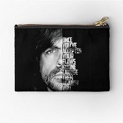 Black and white Peter Dinklage quote Zipper pouch