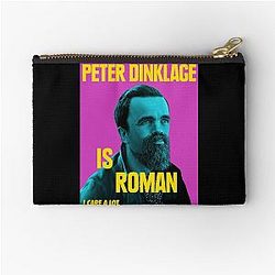 Lover Gift Peter Dinklage Is Roman I Care A Lot Awesome Music Fan Zipper Pouch