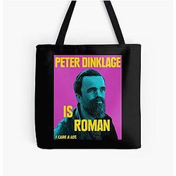 Lover Gift Peter Dinklage Is Roman I Care A Lot Awesome Music Fan All Over Print Tote Bag