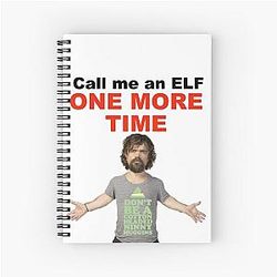 Peter Dinklage Elf Notebook