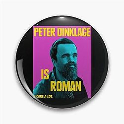 Lover Gift Peter Dinklage Is Roman I Care a Lot Awesome For Music Fan Pin