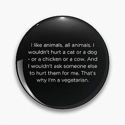 World Vegetarian Day Peter Dinklage Pin
