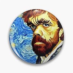 Peter Dinklage Van Gogh Inspired Artwork Pin