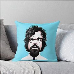 Peter Dinklage Vaporwave Design Throw Pillow