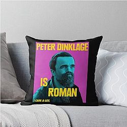 Lover Gift Peter Dinklage Is Roman I Care a Lot Awesome Music Fan Throw Pillow