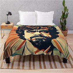 Peter Dinklage Portrait Throw Blanket