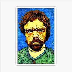Peter Dinklage Van Gogh Design Sticker