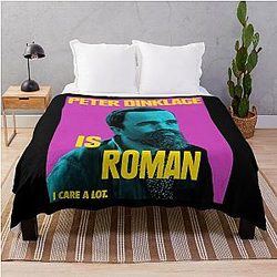 Lover Gift Peter Dinklage Is Roman I Care A Lot Awesome Music Throw Blanket