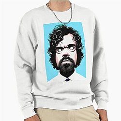 Peter Dinklage Vaporwave Design Pullover Sweatshirt