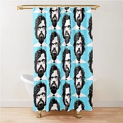 Peter Dinklage Vaporwave Design Shower Curtain