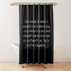 World Vegetarian Day / Peter Dinklage Shower Curtain