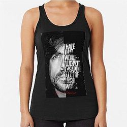 Black Peter Dinklage quote Racerback tank top